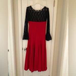 New, size large dress for ballroom dance
